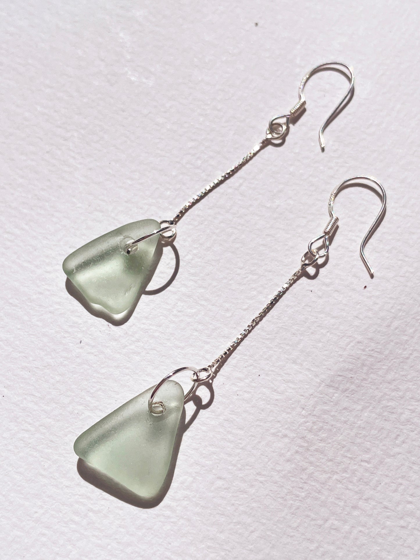 Seafoam Sea-Glass Earrings