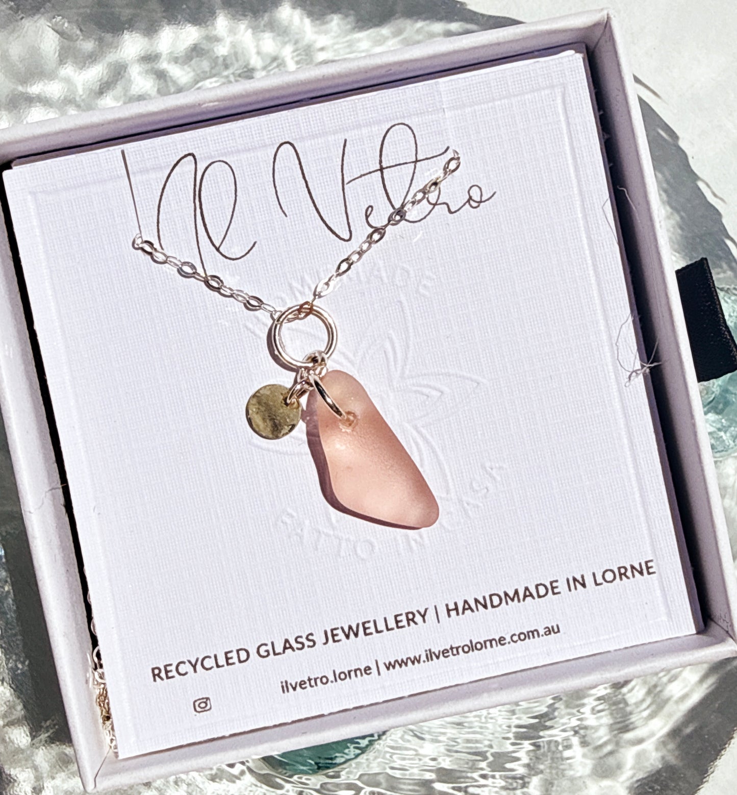 Sea-Glass Pendant Necklace