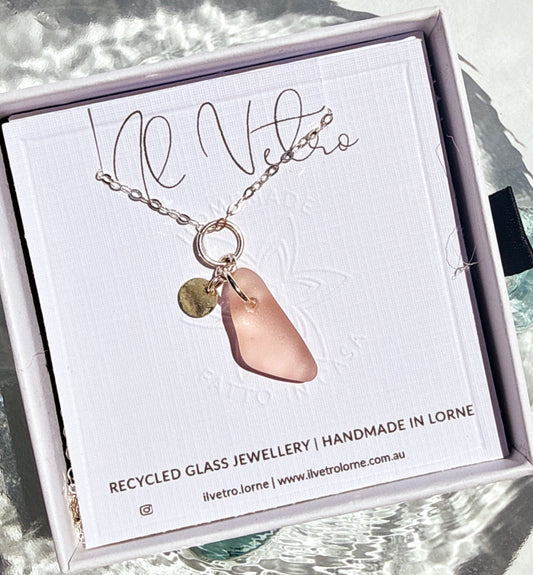 Sea-Glass Pendant Necklace