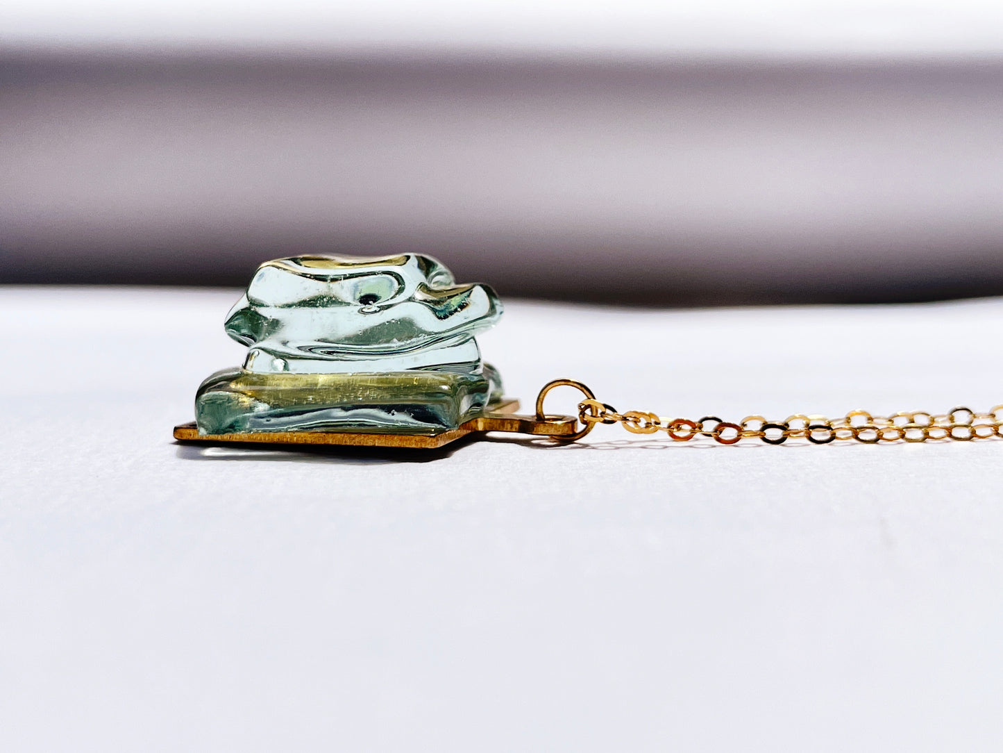 Aireys Glass Pendant Necklace