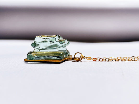Aireys Glass Pendant Necklace