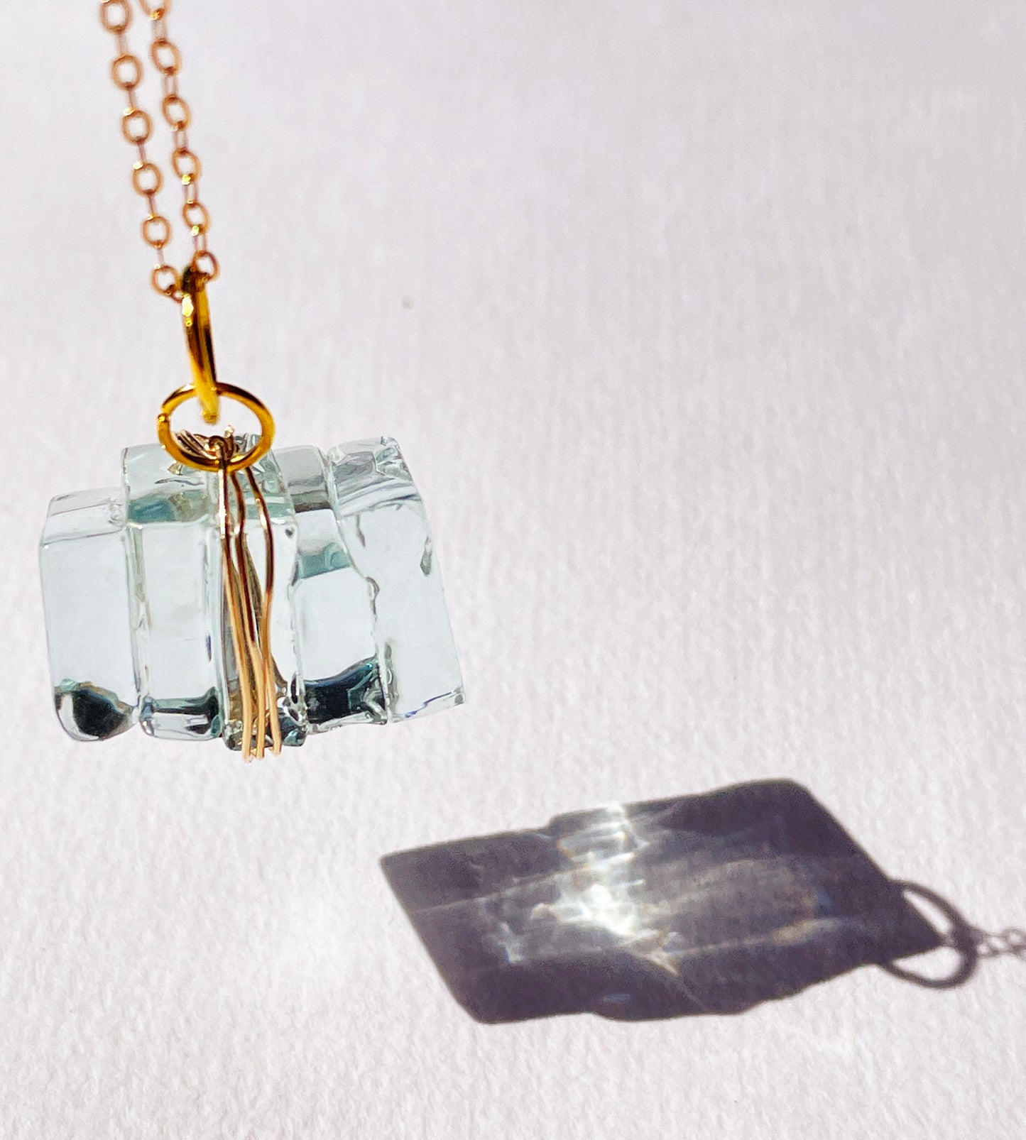 Torquay Wrapped Wine Glass Pendant Necklace