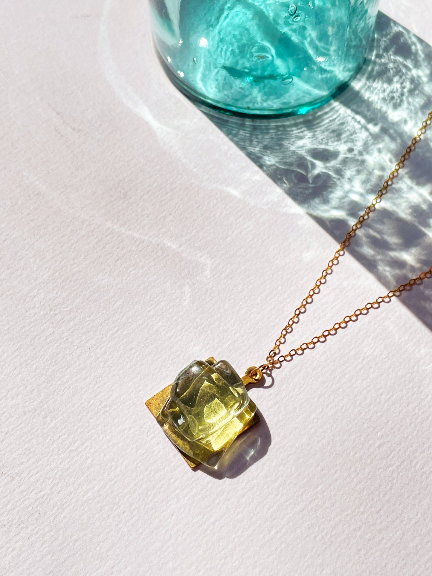 Aireys Glass Pendant Necklace