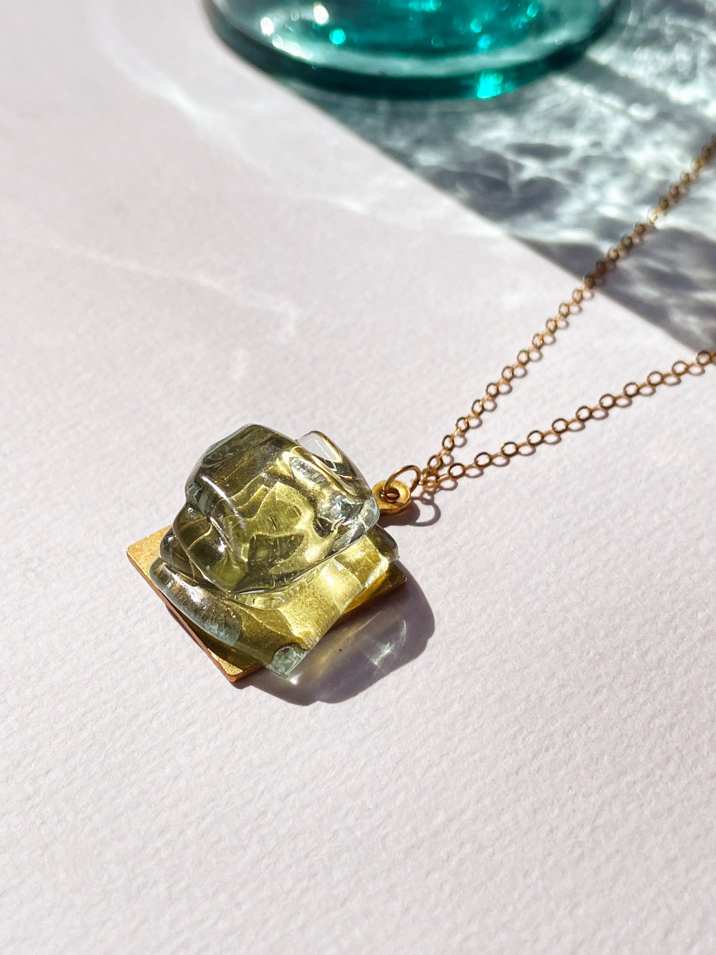Aireys Glass Pendant Necklace