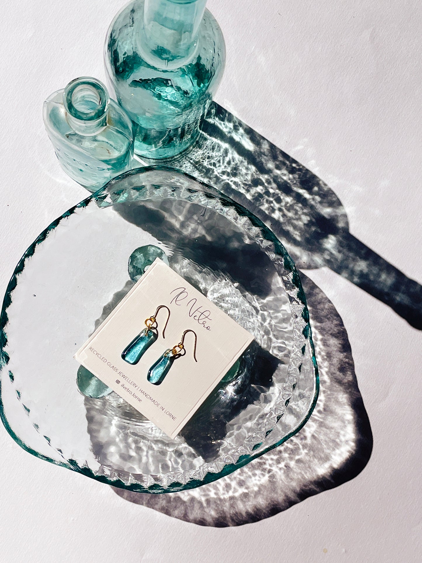 Sapphire Drop Earrings