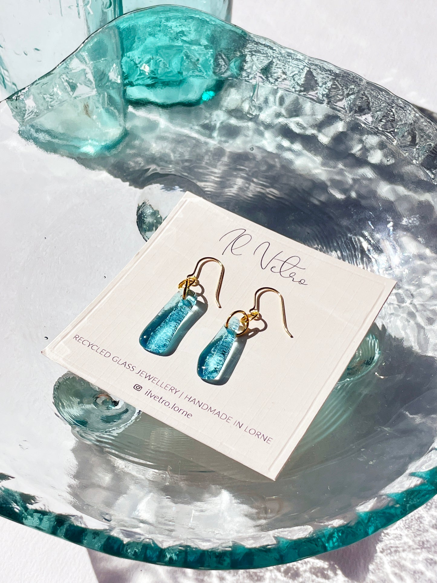 Sapphire Drop Earrings