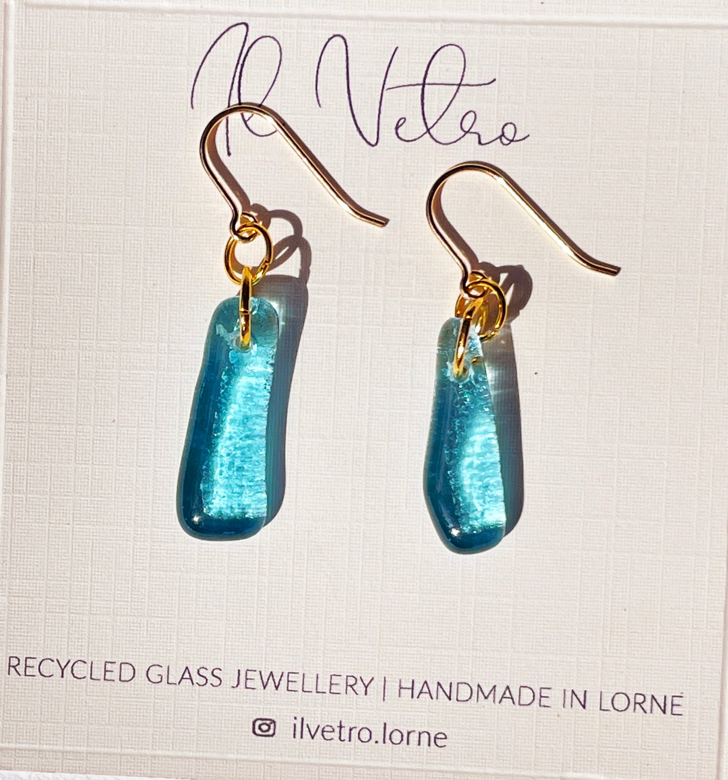 Sapphire Drop Earrings