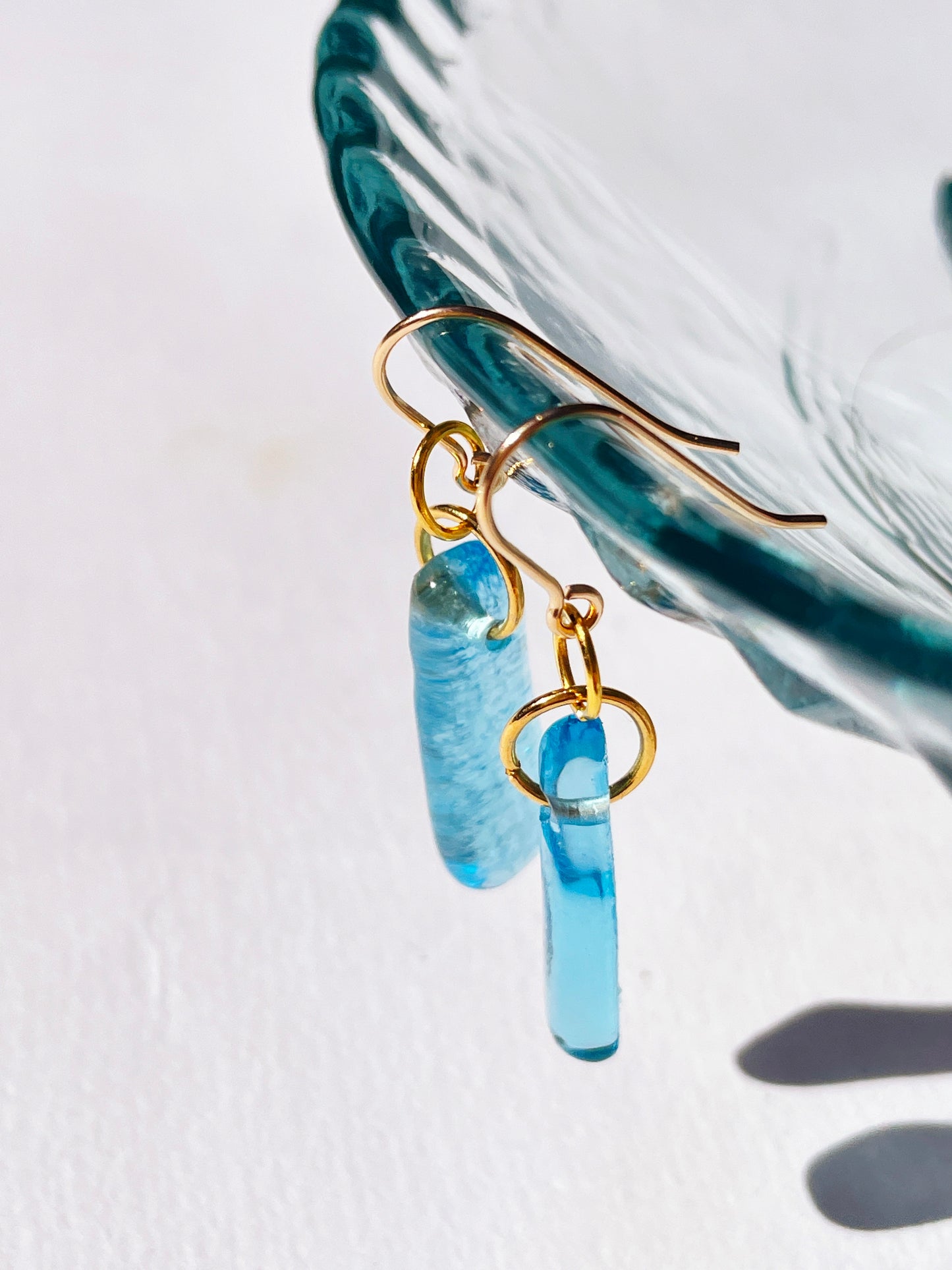 Sapphire Drop Earrings