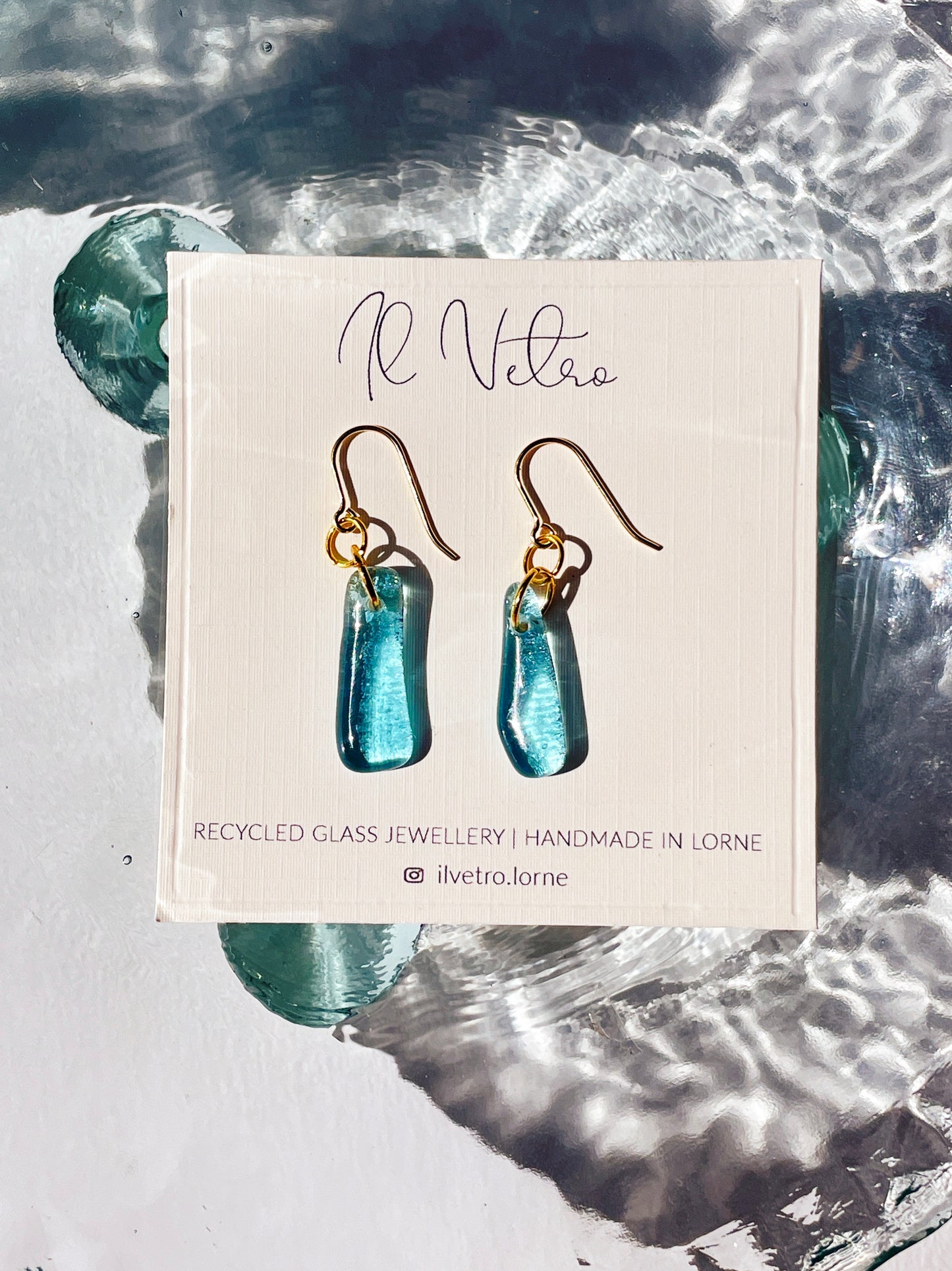 Sapphire Drop Earrings