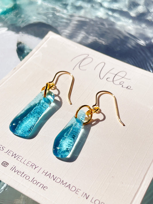 Sapphire Drop Earrings